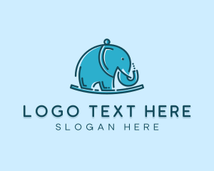 Animal - Elephant Kids Toy logo design