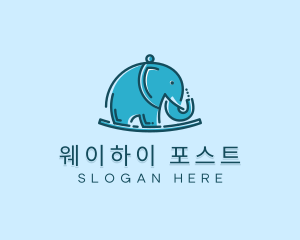 Elephant Kids Toy logo design