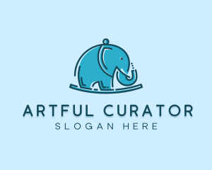 Elephant Kids Toy logo design