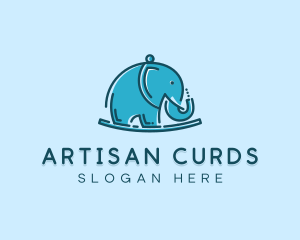 Elephant Kids Toy logo design