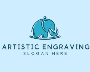 Elephant Kids Toy logo design