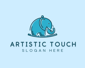 Elephant Kids Toy logo design