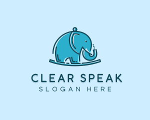 Elephant Kids Toy logo design