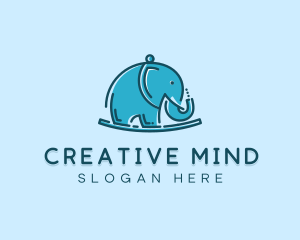 Elephant Kids Toy logo design