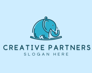 Elephant Kids Toy logo design