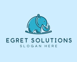 Elephant Kids Toy logo design