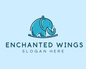 Elephant Kids Toy logo design