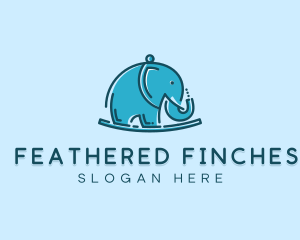 Elephant Kids Toy logo design