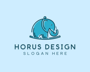 Elephant Kids Toy logo design