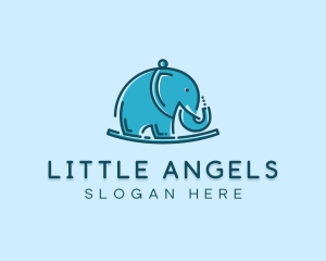 Elephant Kids Toy logo design