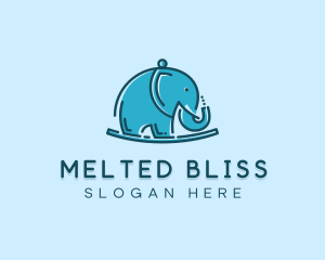 Elephant Kids Toy logo design