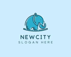 Elephant Kids Toy logo design