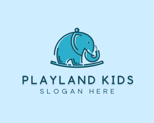 Elephant Kids Toy logo design