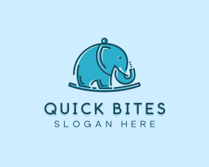 Elephant Kids Toy logo design