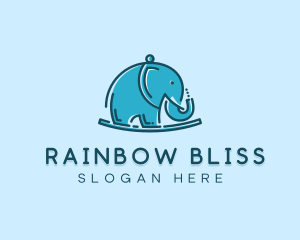 Elephant Kids Toy logo design