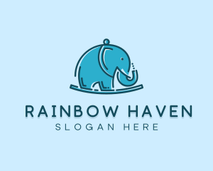 Elephant Kids Toy logo design