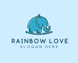 Elephant Kids Toy logo design