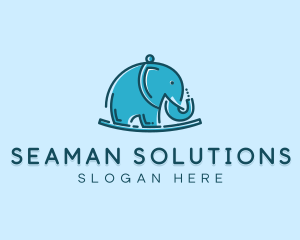 Elephant Kids Toy logo design