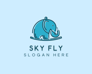 Elephant Kids Toy logo design