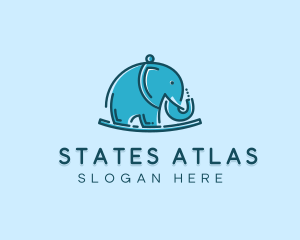 Elephant Kids Toy logo design