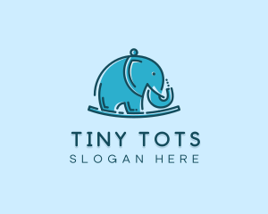 Babysitter - Elephant Kids Toy logo design