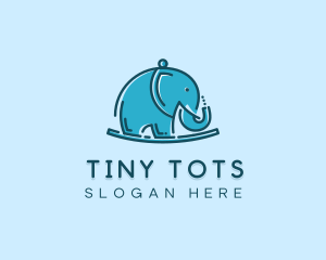 Elephant Kids Toy logo design