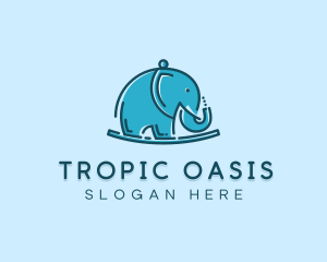 Elephant Kids Toy logo design