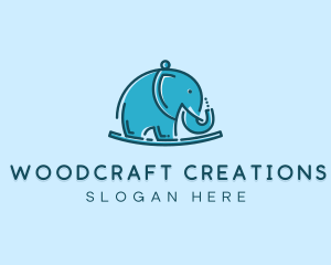 Elephant Kids Toy logo design