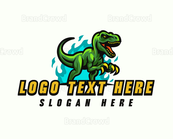 Monster Dinosaur Gaming Logo