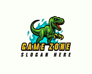 Monster Dinosaur Gaming logo design