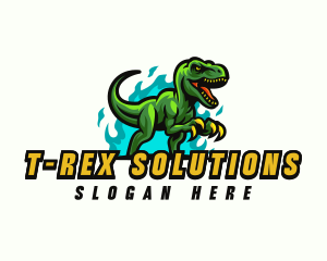 Monster Dinosaur Gaming logo design