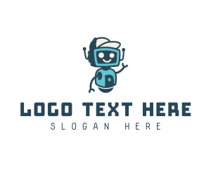 Toy Store - Robot Hat Toy Store logo design