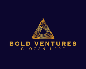 Triangle Pyramid Agency logo design