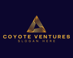 Triangle Pyramid Agency logo design