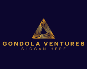 Triangle Pyramid Agency logo design