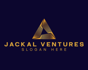 Triangle Pyramid Agency logo design