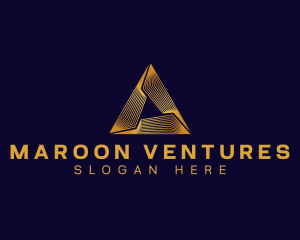 Triangle Pyramid Agency logo design