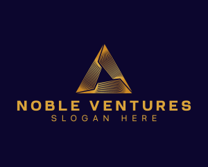 Triangle Pyramid Agency logo design