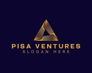 Triangle Pyramid Agency logo design