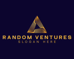 Triangle Pyramid Agency logo design