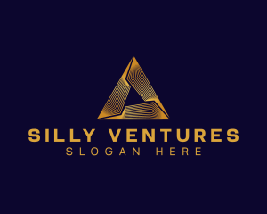 Triangle Pyramid Agency logo design