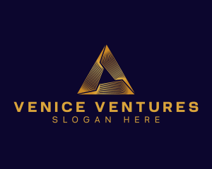 Triangle Pyramid Agency logo design