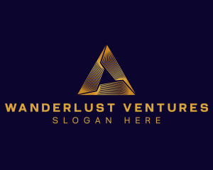 Triangle Pyramid Agency logo design