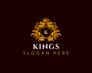 Luxury Crest Crown logo design