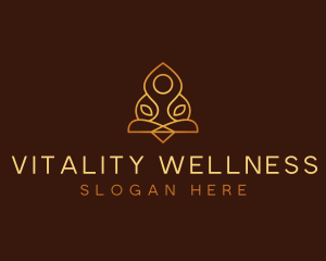 Meditation Spa Wellness logo design