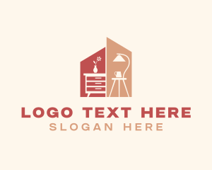 Upholsterer - Home Staging Furniture Decor logo design