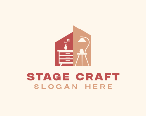 Home Staging Furniture Decor logo design