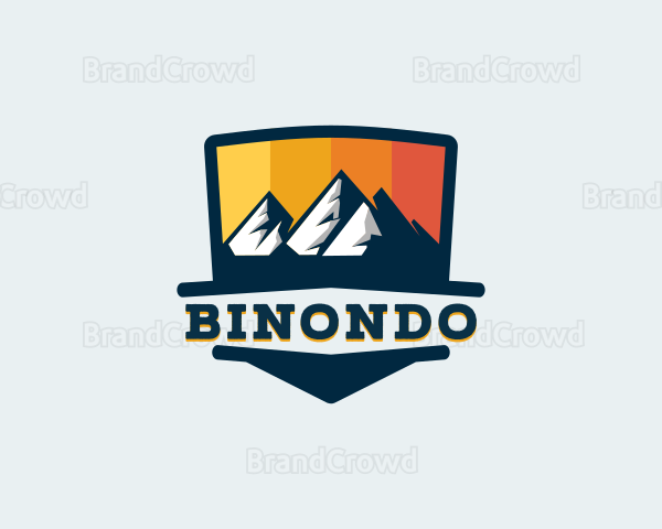 Outdoor Adventure Mountain Logo