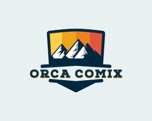 Outdoor Adventure Mountain Logo