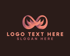 Gradient - Abstract Loop Startup logo design